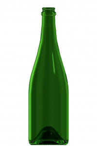 750ml green glass Champagne oneway wine bottle