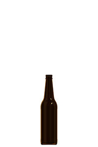 500ml amber glass beer bottle oneway