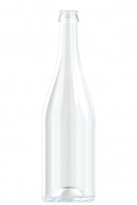 750ml flint glass Sekt oneway wine bottle