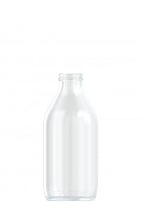 568ml flint glass milk returnable food bottle