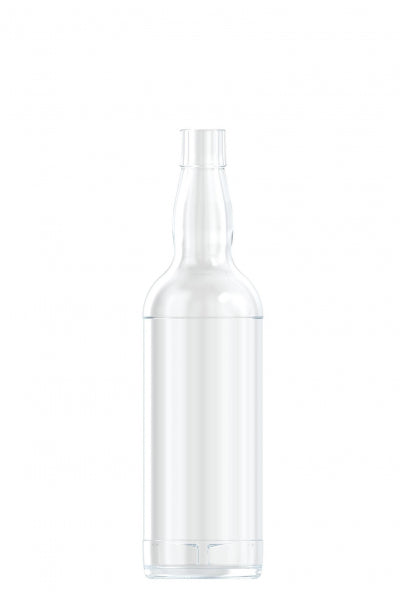 700ml flint glass Corkmouth spirit bottle