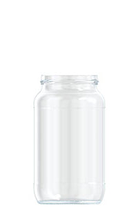 1062ml flint glass food jar