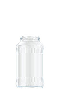 720ml flint glass food jar