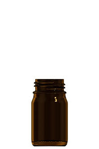 250ml amber glass widemouth bottle