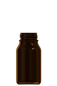 500ml amber glass widemouth bottle