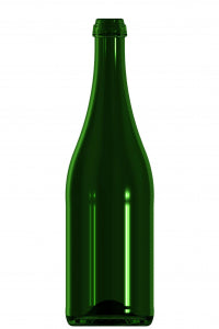 750ml green glass Sekt BD oneway wine bottle