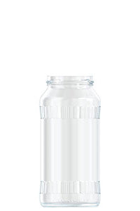 720ml flint glass food jar