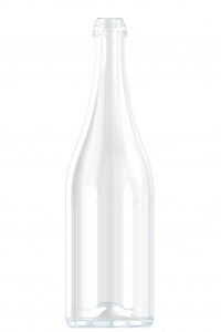 750ml flint glass Sekt BD oneway wine bottle