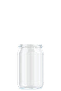 580ml flint glass food jar