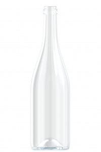 750ml flint glass Bourg Eleg oneway wine bottle