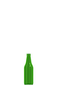 355ml green glass Gesi oneway beer bottle