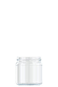 418ml flint glass Michael food jar