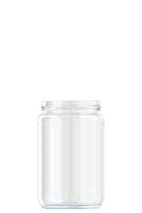 720ml flint glass food jar