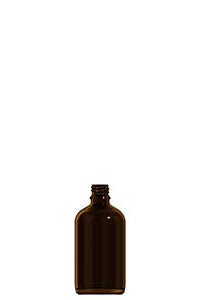 100ml amber glass dropper bottle