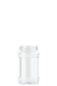 370ml flint glass food jar