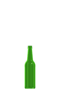 500ml green glass Hamburger Ale returnable beer bottle