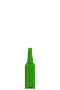 500ml green glass Anna Light oneway beer bottle