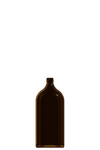 1000ml amber glass meplat bottle