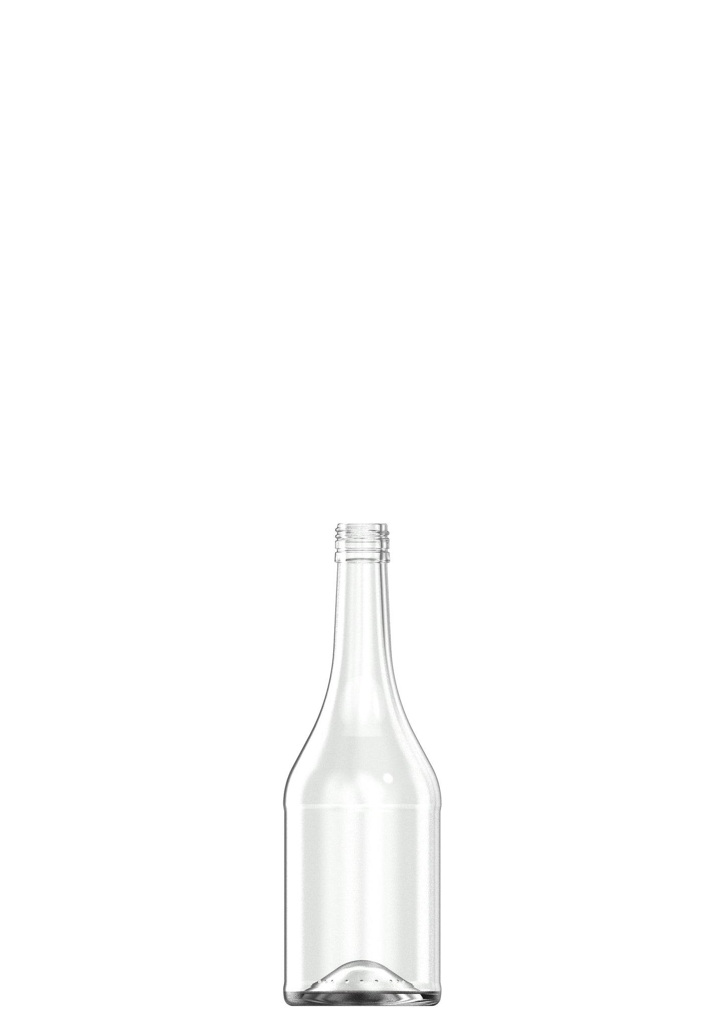 700ml amber glass spirits bottle