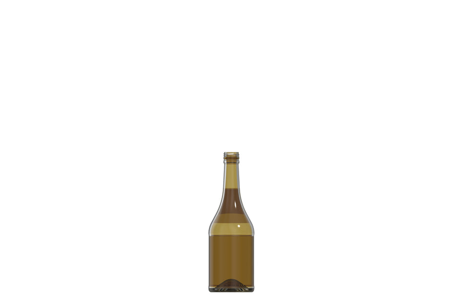 700ml amber glass spirits bottle