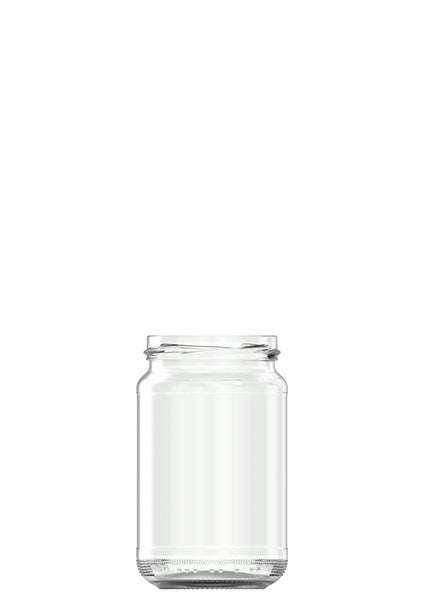 375ml flint glass Round food jar
