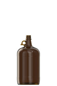 4400ml amber glass chemical bottle