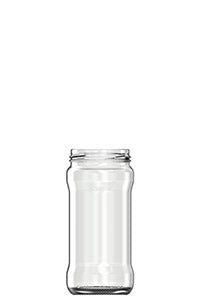 370ml flint glass food jar