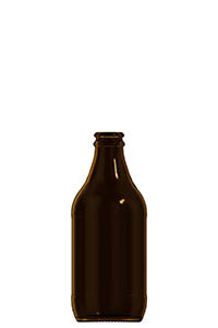 330ml amber glass Standard III oneway beer bottle