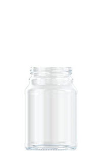 865ml flint glass food jar