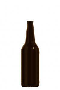 660ml amber glass Hamburger Ale oneway beer bottle