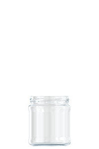 370ml flint glass food jar