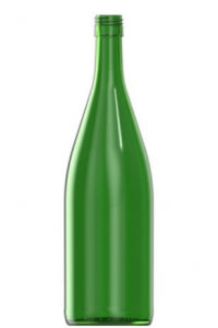 1000ml green glass Schlegel oneway wine bottle