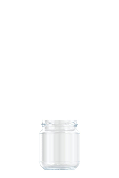 228ml white flint konservenglas food jar