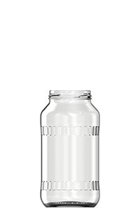 720ml flint glass food jar