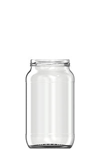 1062ml flint glass food jar