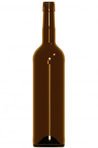 750ml amber glass Bordeaux Elite oneway wine bottle