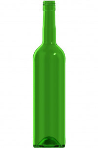 750ml green glass Bordeaux Elite oneway wine bottle