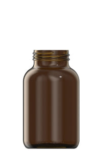 1000ml amber glass widemouth jar