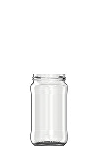 500ml flint glass food jar