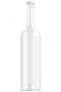 750ml flint glass Bordeaux oneway wine bottle