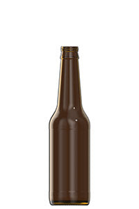 330ml amber glass oneway beer bottle