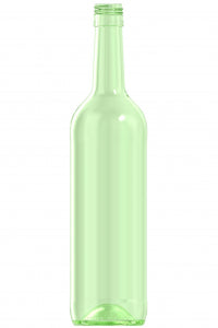 750ml green glass Bordeaux oneway wine bottle