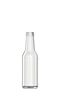 200ml flint glass returnable Mixer NAB bottle