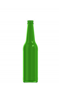 500ml green glass oneway beer bottle