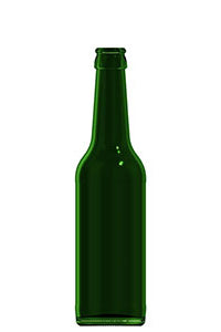 330ml green glass Longneck returnable beer bottle