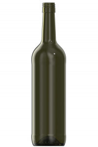 750ml green glass Bordeaux LW oneway wine bottle