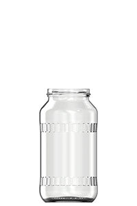 720ml flint glass food jar