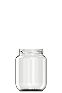 850ml flint glass food jar