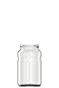 580ml flint glass food jar