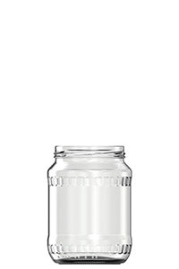 720ml flint glass food jar